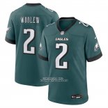 Camiseta NFL Game Philadelphia Eagles Tariq Woolen Jugador Verde