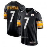 Camiseta NFL Game Pittsburgh Steelers Ben Roethlisberger Negro