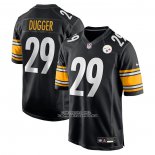 Camiseta NFL Game Pittsburgh Steelers Kyle Dugger Negro Camiseta NFL Game Pittsburgh Steelers Kyle Dugger Negro
