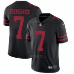 Camiseta NFL Game San Francisco 49ers 7 Colin Kaepernick Negro
