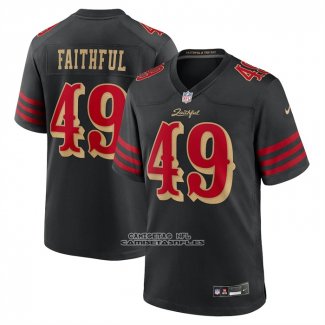 Camiseta NFL Game San Francisco 49ers The Faithful 2025 Rivalries Collection Negro