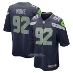 Camiseta NFL Game Seattle Seahawks Bryan Mone Azul
