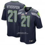 Camiseta NFL Game Seattle Seahawks Devon Witherspoon Super Bowl LX Azul