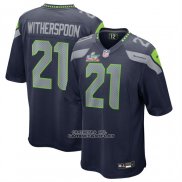 Camiseta NFL Game Seattle Seahawks Devon Witherspoon Super Bowl LX Azul