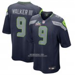 Camiseta NFL Game Seattle Seahawks Kenneth Walker III Super Bowl LX Azul