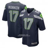 Camiseta NFL Game Seattle Seahawks Sean Mannion Primera Azul