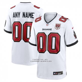 Camiseta NFL Game Tampa Bay Buccaneers 50th Anniversary Personalizada Blanco