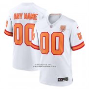 Camiseta NFL Game Tampa Bay Buccaneers 50th Season Personalizada Blanco