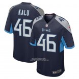 Camiseta NFL Game Tennessee Titans Joshua Kalu Azul