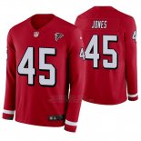 Camiseta NFL Hombre Atlanta Falcons Deion Jones Rojo Therma Manga Larga