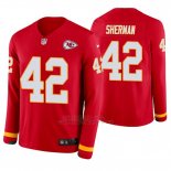 Camiseta NFL Hombre Kansas City Chiefs Anthony Sherman Rojo Therma Manga Larga