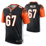 Camiseta NFL Legend Cincinnati Bengals John Miller Negro