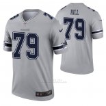Camiseta NFL Legend Dallas Cowboys Trysten Hill Inverted Gris