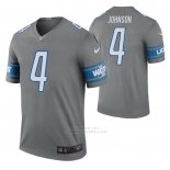 Camiseta NFL Legend Detroit Lions Josh Johnson Color Rush Gris