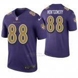 Camiseta NFL Legend Hombre Baltimore Ravens Ty Montgomery Violeta Color Rush Camiseta NFL Legend Hombre Baltimore Ravens Ty Montgomery Violeta Color Rush