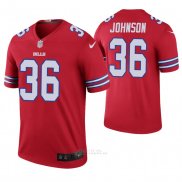Camiseta NFL Legend Hombre Buffalo Bills Kevin Johnson Color Rush Rojo