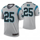 Camiseta NFL Legend Hombre Carolina Panthers 25 Eric Reid Inverted Gris