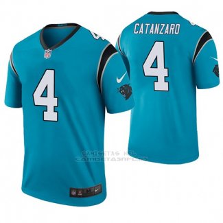 Camiseta NFL Legend Hombre Carolina Panthers Chandler Catanzaro Azul Color Rush