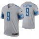 Camiseta NFL Legend Hombre Detroit Lions 9 Matthew Stafford Inverted Gris