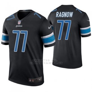 Camiseta NFL Legend Hombre Detroit Lions Frank Ragnow Negro Color Rush