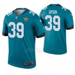 Camiseta NFL Legend Hombre Jacksonville Jaguars Tashaun Gipson Verde Color Rush