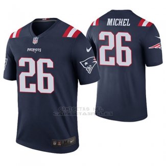 Camiseta NFL Legend Hombre New England Patriots Sony Michel Azul Color Rush