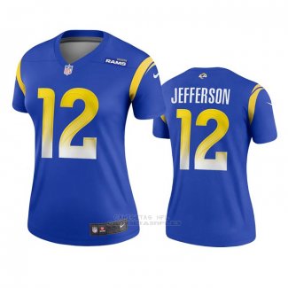 Camiseta NFL Legend Mujer Los Angeles Rams Van Jefferson Azul