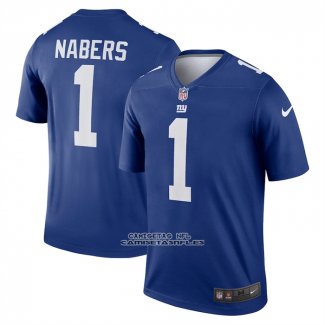 Camiseta NFL Legend New York Giants Malik Nabers Royal