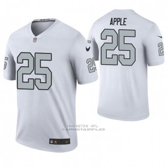 Camiseta NFL Legend Oakland Raiders Eli Apple Blanco Color Rush