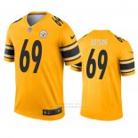 Camiseta NFL Legend Pittsburgh Steelers Kevin Dotson Inverted Oro