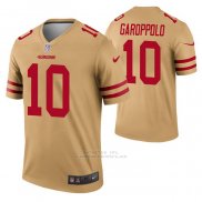 Camiseta NFL Legend San Francisco 49ers Jimmy Garoppolo Inverted Oro