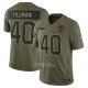 Camiseta NFL Limited Arizona Rojos Pat Tillman 2025 Salute To Service Retired Verde Militar