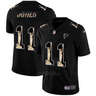 Camiseta NFL Limited Atlanta Falcons Jones Statue of Liberty Fashion Negro