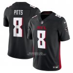 Camiseta NFL Limited Atlanta Falcons Kyle Pitts Vapor F.U.S.E. Negro