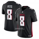 Camiseta NFL Limited Atlanta Falcons Kyle Pitts Vapor F.U.S.E. Negro