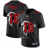 Camiseta NFL Limited Atlanta Falcons Ridle Logo Dual Overlap Negro