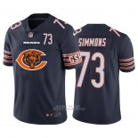 Camiseta NFL Limited Chicago Bears Simmons Big Logo Number Azul