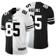 Camiseta NFL Limited Cincinnati Bengals Higgins Black White Split