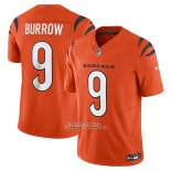 Camiseta NFL Limited Cincinnati Bengals Joe Burrow Vapor F.U.S.E. Naranja