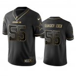 Camiseta NFL Limited Dallas Cowboys Leighton Vander Esch Golden Edition Negro