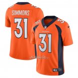 Camiseta NFL Limited Denver Broncos Justin Simmons Vapor Untouchable Naranja