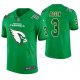 Camiseta NFL Limited Hombre Arizona Cardinals Josh Rosen St. Patrick's Day Verde