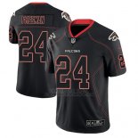 Camiseta NFL Limited Hombre Atlanta Falcons Devonta Freeman Negro Color Rush 2018 Lights Out