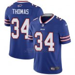 Camiseta NFL Limited Hombre Buffalo Bills 34 Thurman Thomas Azul Stitched Vapor Untouchable