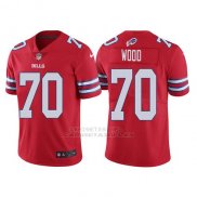Camiseta NFL Limited Hombre Buffalo Bills Eric Wood Rojo Color Rush