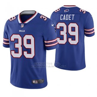 Camiseta NFL Limited Hombre Buffalo Bills Travaris Cadet Azul Vapor Untouchable