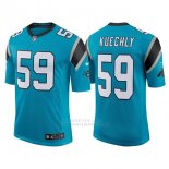 Camiseta NFL Limited Hombre Carolina Panthers 59 Luke Kuechly Azul