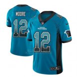 Camiseta NFL Limited Hombre Carolina Panthers D.j. Moore Azul 2018 Drift Fashion Color Rush