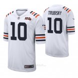 Camiseta NFL Limited Hombre Chicago Bears Mitchell Trubisky 100th Season Classic Blanco