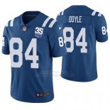 Camiseta NFL Limited Hombre Indianapolis Colts Jack Doyle Azul 35th Anniversary Vapor Untouchable